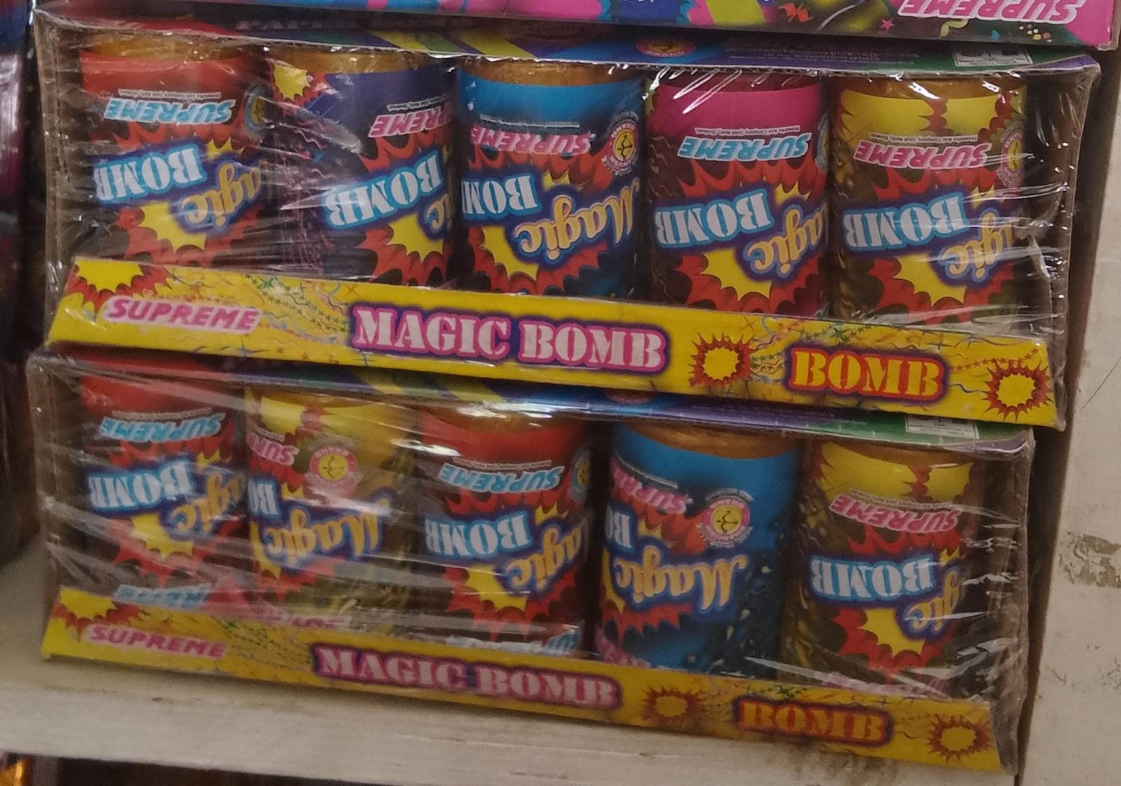 inba Crackers Thunder Magic Paper Color bomb
